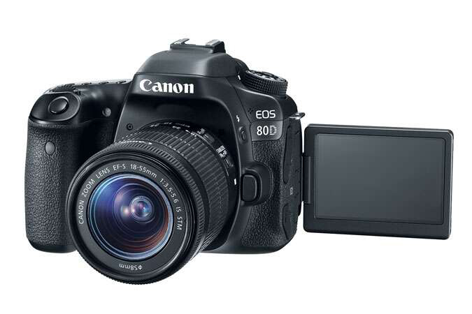 دوربین دیجیتال کانن مدل Eos 80D به همراه لنز EF-S 18-55mm f/3.5-5.6 IS STM